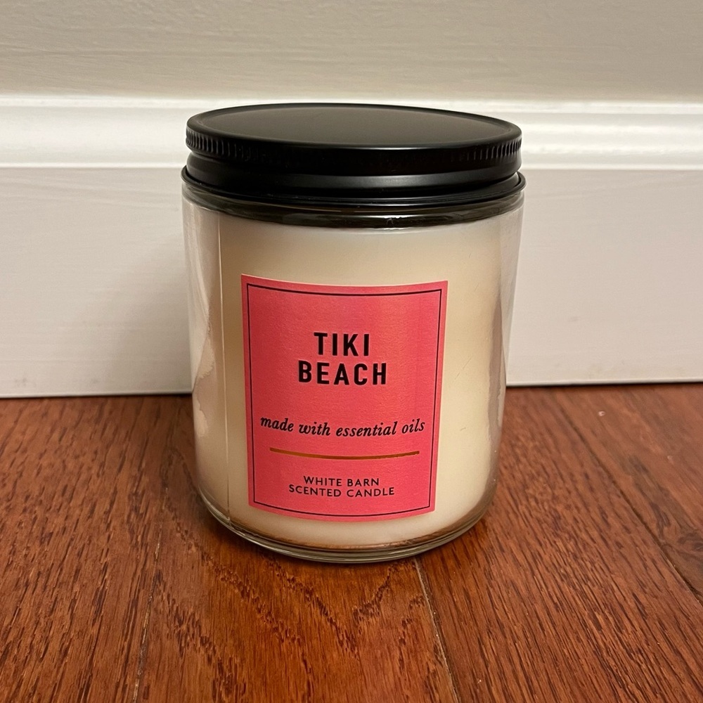 NWT Tiki Beach Scented Single Wick Candle From Bath And Body Works​